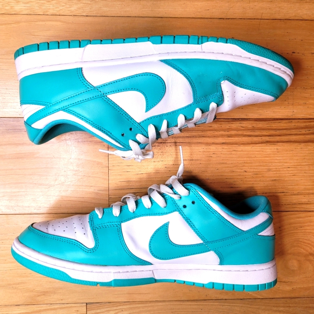 Nike Men 11 Dunk Low Clear Jade DV0833-101